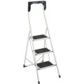 Hailo Safety Plus 3 Step Steel Folding Step Ladder - 4343-001