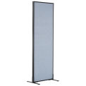 24-1/4"W x 72"H Freestanding Office Partition Panel, Blue