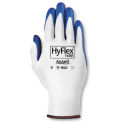 HyFlex® 15-Gauge Nylon Gloves, Blue Nitrile Palm Coat, Small, 1 Pair - Pkg Qty 12