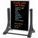 Aarco The Rocker&#8482; Double Sided Sidewalk Sign W/Black Neon Write-On Surface, 24&quot;W x 36&quot;H