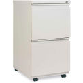 Alera Two-Drawer Mobile Pedestal File W/Full-Length Pull,14-7/8w x 19-1/8d
