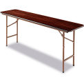 Alera Laminate Folding Table, 18&quot; x 72&quot; x 29&quot;, Walnut