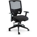 Alera Mesh Multifunction Office Chair with Swivel/Tile, Mid-Back, Black, Epoch Series