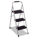 Cosco CSC11408PBLD1 Three-Step Big StepTM Folding Step Stool,200-lb,17 3/4wx28dx45 5/8h