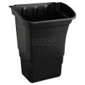 Rubbermaid RCP335388BLA Optional Utility Cart Refuse/Utility Bin,Rectangular,8gal,Black