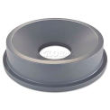 Rubbermaid RCP3543GRA Round Brute Funnel Top, 22 3/8 x 5, Gray