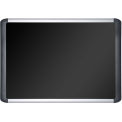 MasterVision Soft-Touch Corkboard, Black Fabric, 36&quot;W x 24&quot;H