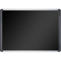MasterVision Soft-Touch Corkboard, Black Fabric, 48&quot;W x 36&quot;H