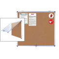 MasterVision H2O Outdoor Cork Bulletin Enclosed Board, 38"W x 47"H