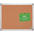 MasterVision Earth Cork Board, Silver/Gray Frame, 36"W x 24"H