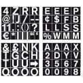 MasterVision 3/4&quot; Magnetic Set of Letters, Numbers & Symbols