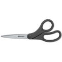 Westcott 15582 KleenEarth Basic Plastic Handle Scissors, 7&quot; Length, Pointed, Black - Pkg Qty 24