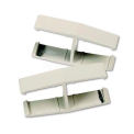 basyx QC180GY Versé Quick Connect Connecting Hardware, Gray, 2/Pack