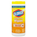 Clorox 1594 Disinfecting Wipes, 7 x 8, Citrus Blend, 35 Wipes/Canister, COX01593EA