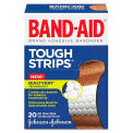 BAND-AID 4408 Flexible Fabric Adhesive Tough Strip Bandages, 1 x 3-1/4, 20/Box