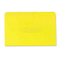 Universal Colored File Folders, 1/3 Cut One-Ply Top Tab, Legal, Yellow, 100/Box