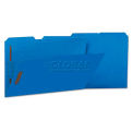 Universal Manila Folders, 2 Fasteners, 1/3 Tab, Legal, Blue, 50/BX