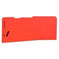 Universal Manila Folders, 2 Fasteners, 1/3 Tab, Legal, Red, 50/BX