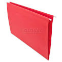 Universal Hanging File Folders, 1/5 Tab, 11 Point Stock, Legal, Red, 25/Box