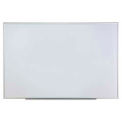 Universal Dry Erase Board, Aluminum Frame, 72&quot;W x 48&quot;H, White Melamine