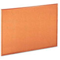 Universal Cork Board, Oak Frame, 48&quot;W x 36&quot;H, Natural