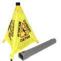 Impact&#174; Pop Up Safety Cone 20&quot; Yellow/Black, Multi-Lingual - 9183