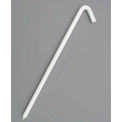 Hook Stake, 18&quot;L, Bright White