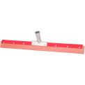 24&quot; Red Non-Marking Floor Squeegee, Rubber Refill