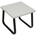 Global Industrial Square Coffee Table, Gray Top, 20" x 20"