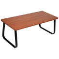 Global Industrial Rectangle Coffee Table, Cherry Top, 43" x 20"