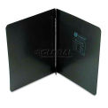 Universal Pressboard Report Cover, Prong Clip, Letter, 3&quot; Capacity, Black