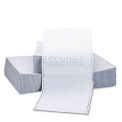 Universal Two-Part Carbonless Paper, 15lb, 9-1/2 x 11, Perforated, White, 1650 Sheets