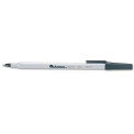 Universal One Economy Ballpoint Stick Oil-Based Pen, Black Ink, Medium, Dozen
