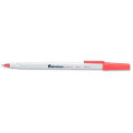 Universal Economy Ballpoint Stick Oil-Based Pen, Red Ink, Medium, Dozen