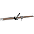 Ghent® 6' Long Aluminum 1" Maprail with Cork Insert - 1/Pk