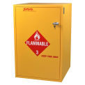 Floor Flammable Cabinet, Self-Closing, 30 Gallon, 23-7/8&quot;W x 23-7/8&quot;D x 36-5/8&quot;H