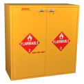 Flammable Cabinet, Self-Closing, 54 Gallon, 43&quot;W x 18&quot;D x 44-5/8&quot;H