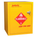Bench Flammable Cabinet, Self-Closing, 6 Gallon, 16-3/4&quot;W x 15-3/4&quot;D x 21-1/4&quot;H