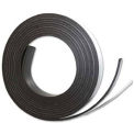 Magna Visual&#174; Magnetic Strip With Adhesive, 600&quot;W x 1/2&quot;H