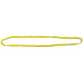 Liftex RoundUp&#8482; 18'L-1-/4&quot;W Endless Poly Roundsling, Yellow
