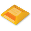 Tapco&#174; 102237   Temporary Pavement Marker, 4&quot; x 4&quot;, Amber, 2 Sides