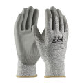 Polyurethane Salt & Pepper Grip Gloves with HPPE Liner, Gray, XL, 12 Pairs, 16-530/XL