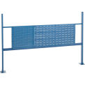 18&quot;W Pegboard and 36&quot;W Louver Mounting Kit for 72&quot;W Workbench- Blue