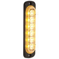 Buyers 8891910 LED Rectangular Amber Low Profile Strobe Light 12V, 6 LEDs