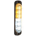 Buyers 8891912 LED Rectangular Amber/Clear Low Profile Strobe Light 12V, 6 LEDs