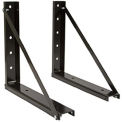 Truck Box Mounting Bracket, 21" x 18-1/2" x 3-1/2", Black