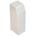Neatheat Left End/Wall Cap, Hot Water Hydronic Baseboard Cover,