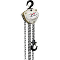 L100 Series Manual Chain Hoist w/Overload Protection .5 Ton,15Ft Lift