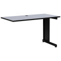 Global Industrial Right Handed Return Table, 48&quot;, Cherry