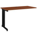 Global Industrial Left Handed Return Table, 48&quot;, Cherry